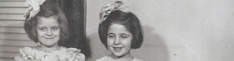 Jeanie and Florence, Christmas 1937